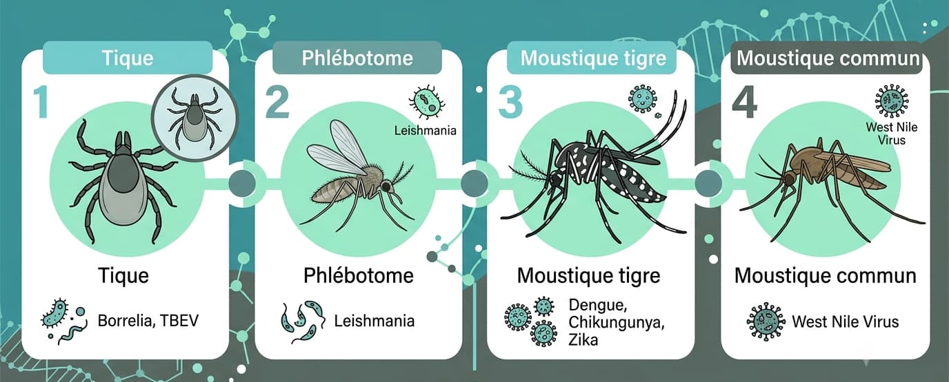 tique-moustiques-phlebotome dessin tique, moustiques phlébotome
